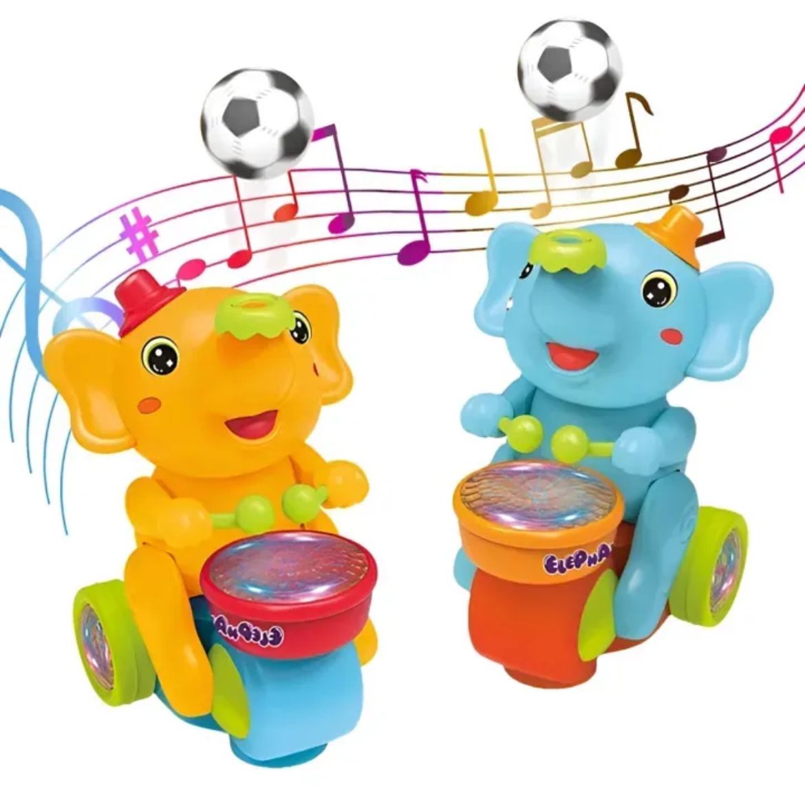children's musical walking elephant toy children's musical walking elephant toy