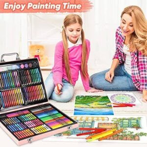splendour 180 pcs premium kids drawing art set wooden box