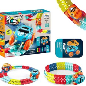 race car track toy set for kids