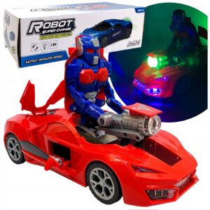 transforming robot super car transforming robot super car with lights & action – endless fun in one toy!”