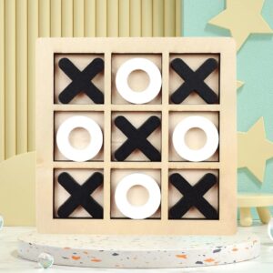 tik tak toe wooden puzzle game