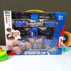 rechargeable rc watch control stunt car